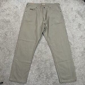 CE Schmidt Workwear Men's Carpenter Pants Utility Tough Canvas Gray 38X32 NWT